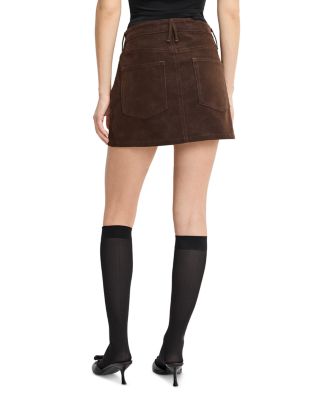 Better Than Suede Good 90s Faux Suede Mini Skirt	