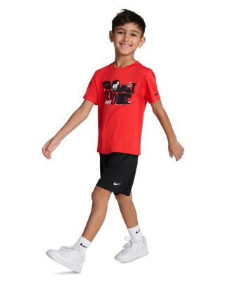 Boys' Multi Mesh Logo Shorts - Little Kid