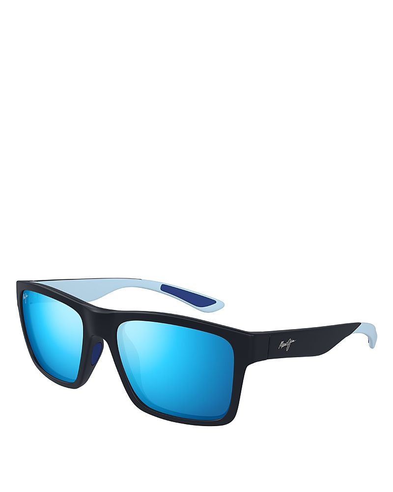Maui Jim The Flats Rectangular Sunglasses, 57mm