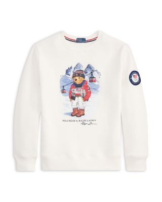 Boys' Team USA Polo Bear Sweatshirt - Big Kid