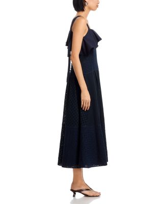 Broderie Anglaise Midi Dress