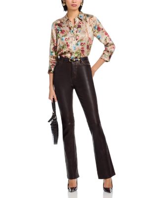 Dani Printed Silk Blouse