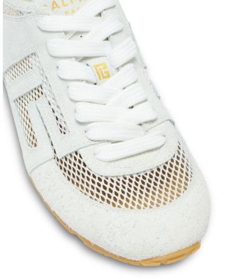  Women's Racer 45 Trainers in Calfskin, Suede and Nylon