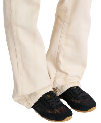  Women's Racer 45 Trainers in Calfskin, Suede and Nylon