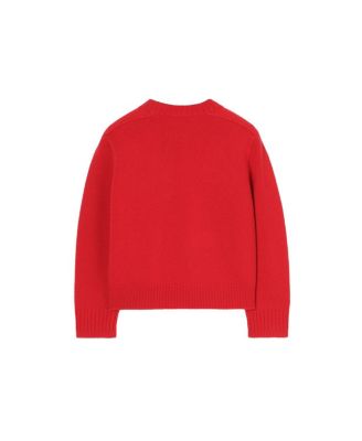 Girls' Rhinestone EKD Wool Sweater - Little Kid, Big Kid