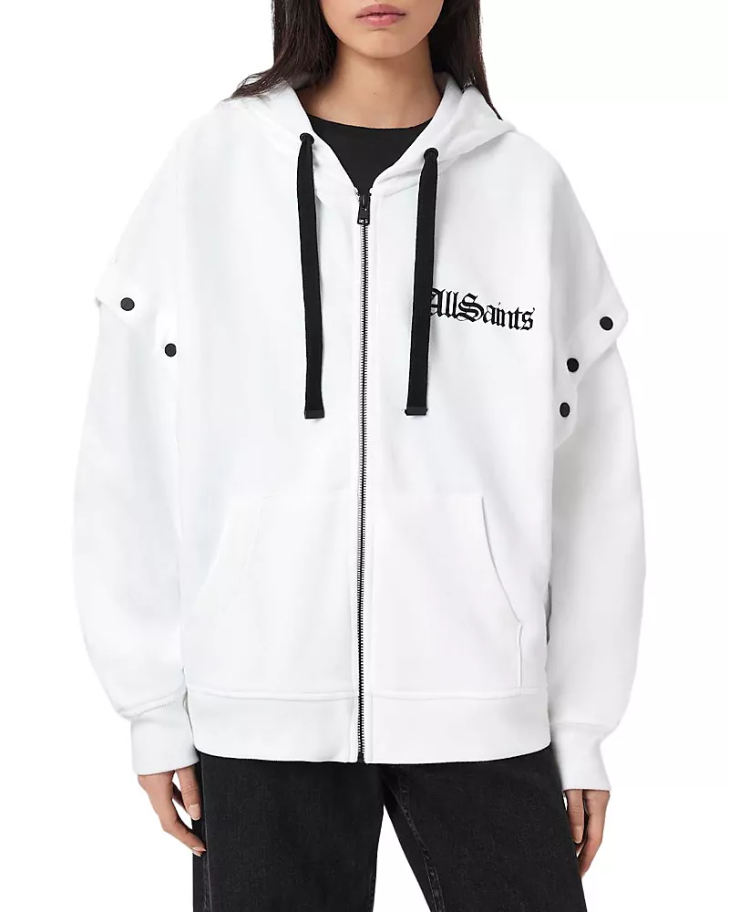 Allsaints Gig Amphia Zippered Hoodie