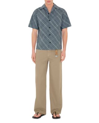 Relaxed Fit Check Cotton Shirt