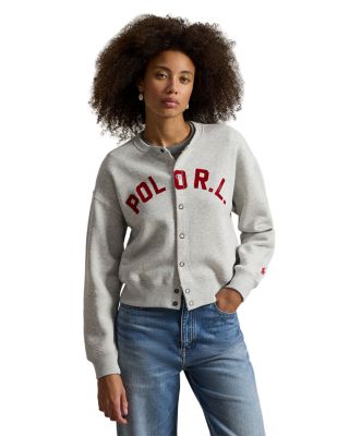 Logo Fleece Cardigan