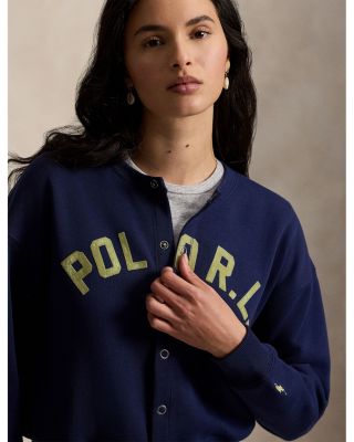 Logo Fleece Cardigan