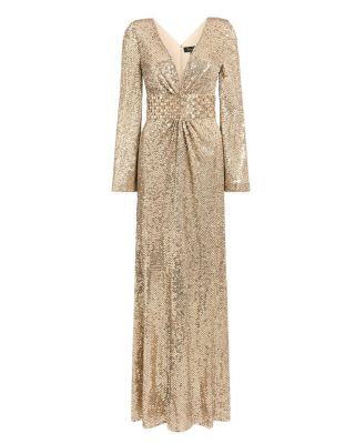 June Sequin Embellished Maxi Dress