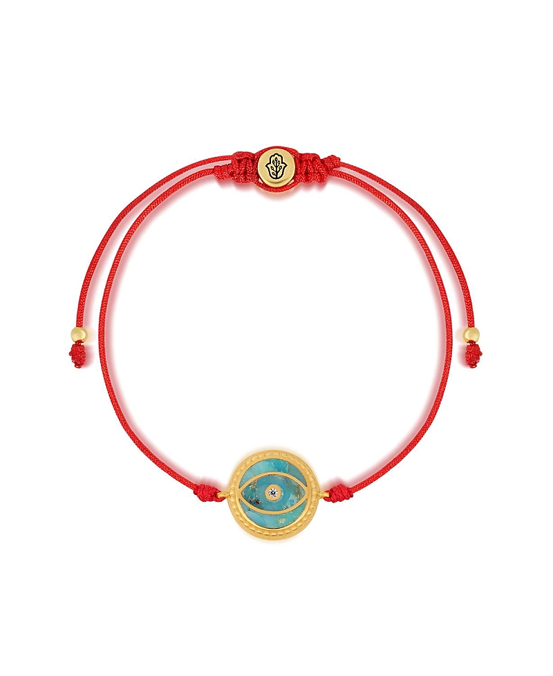 Karma and Luck Universal Harmony Turquoise Evil Eye Red String Bracelet