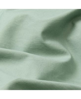 Washed Cotton Percale Flat Sheet