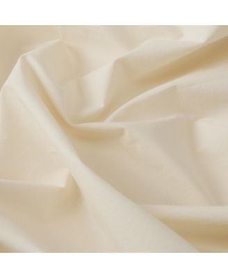 Washed Cotton Percale Fitted Sheet, Twin