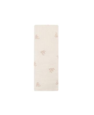 Unisex Velour Leaf Pattern Collection Muslin Swaddle -Baby