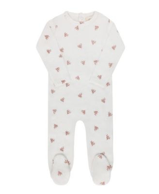 Girls' Velour Leaf Pattern Collection Take Me Home Set - Baby