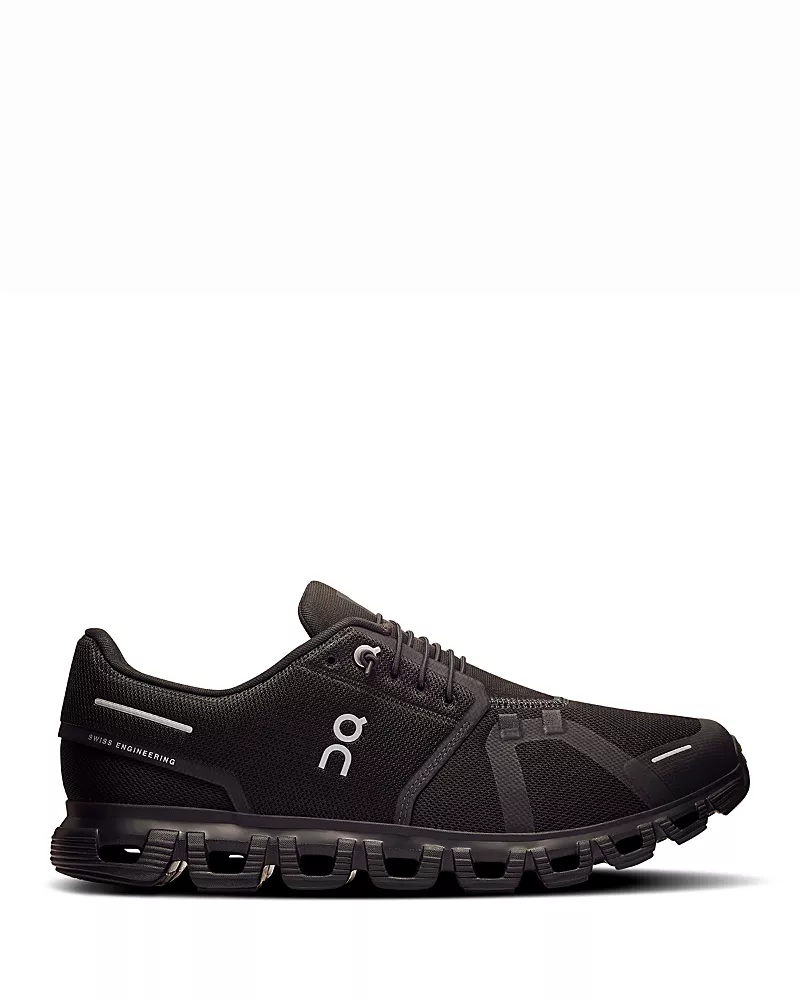 On Men's Cloud 6 Sneakers in Black