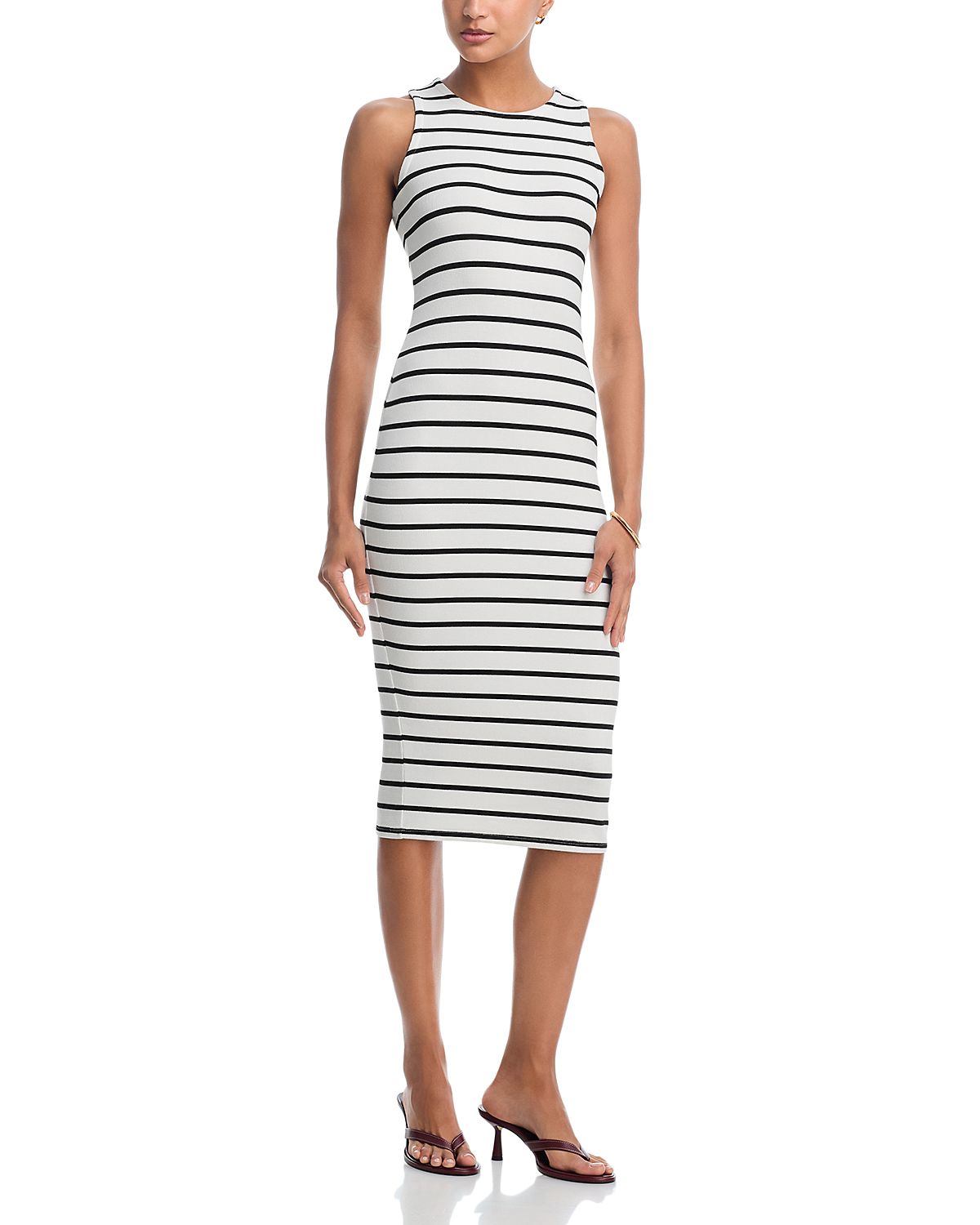L'Agence Nura Racerback Midi Dress