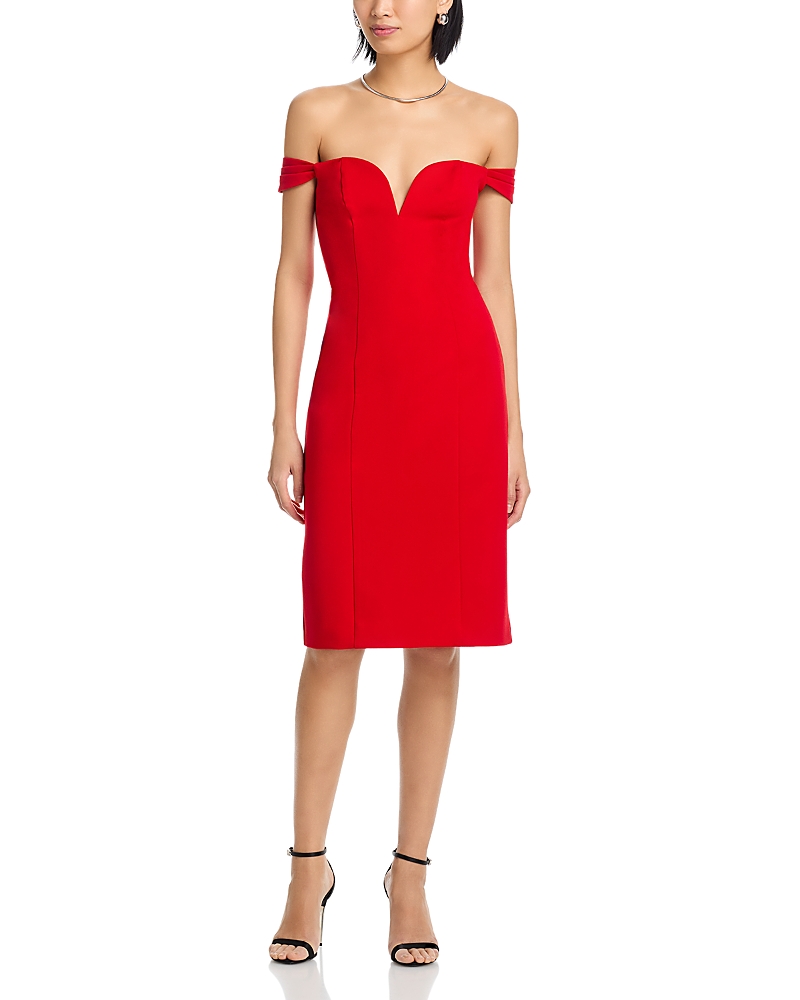 L'Agence Vivie Corset V Wire Dress