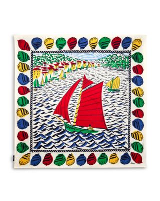 Sail Away Silk Square Scarf