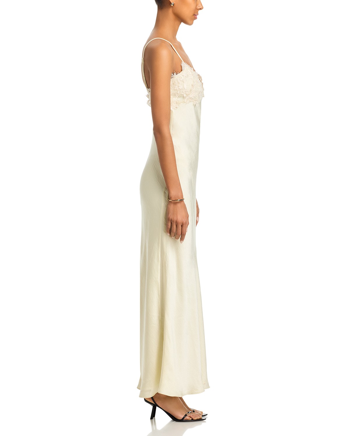 Bianca Lace Maxi Dress White
