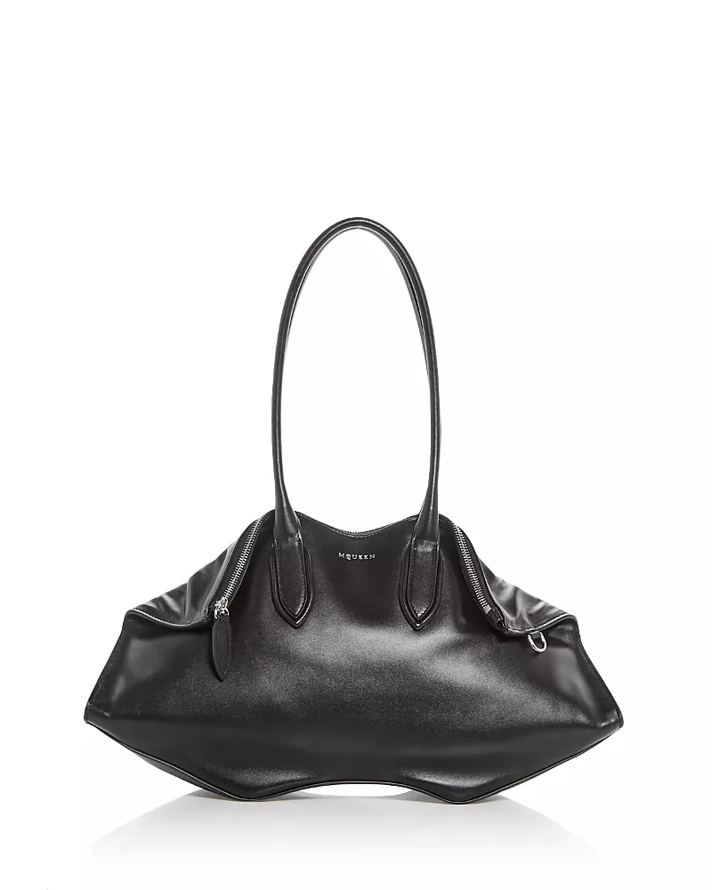 McQueen Leather Manta Bag