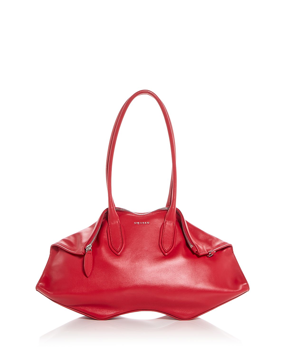 McQueen Leather Manta Bag