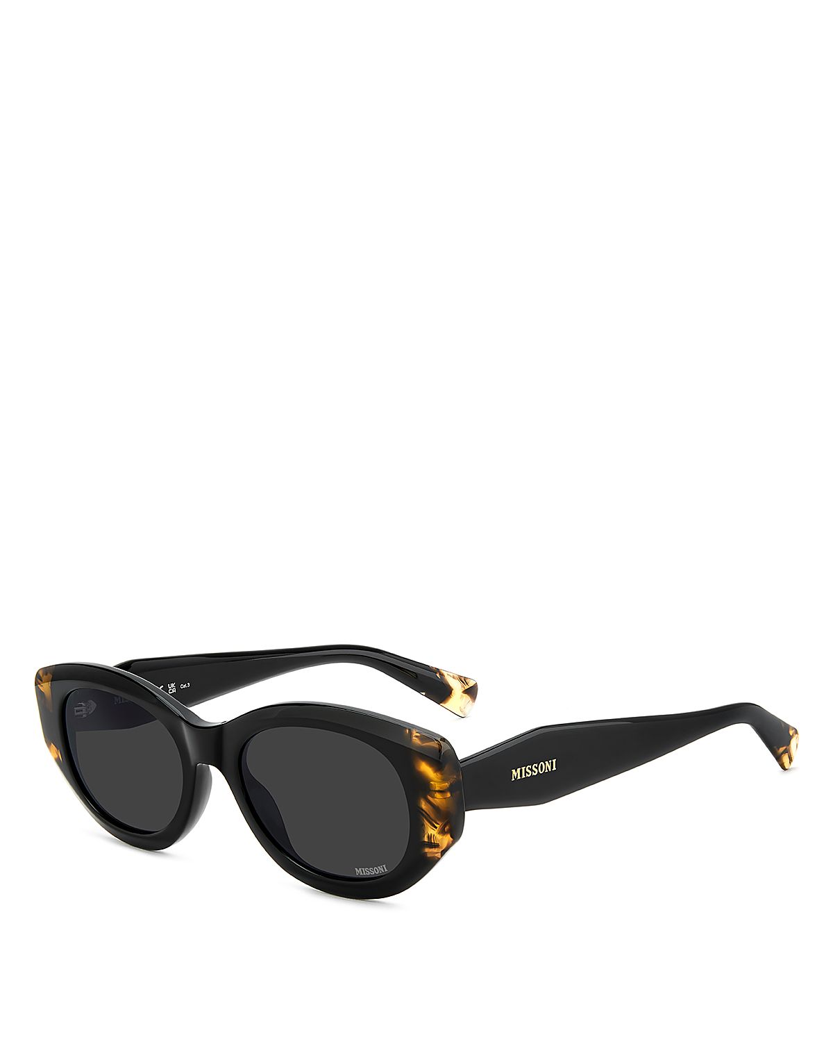 Missoni Oval Sunglasses, 52mm