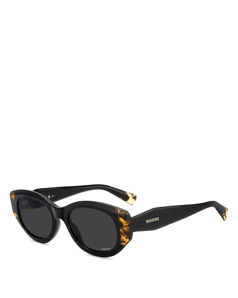 Missoni Oval Sunglasses, 52mm