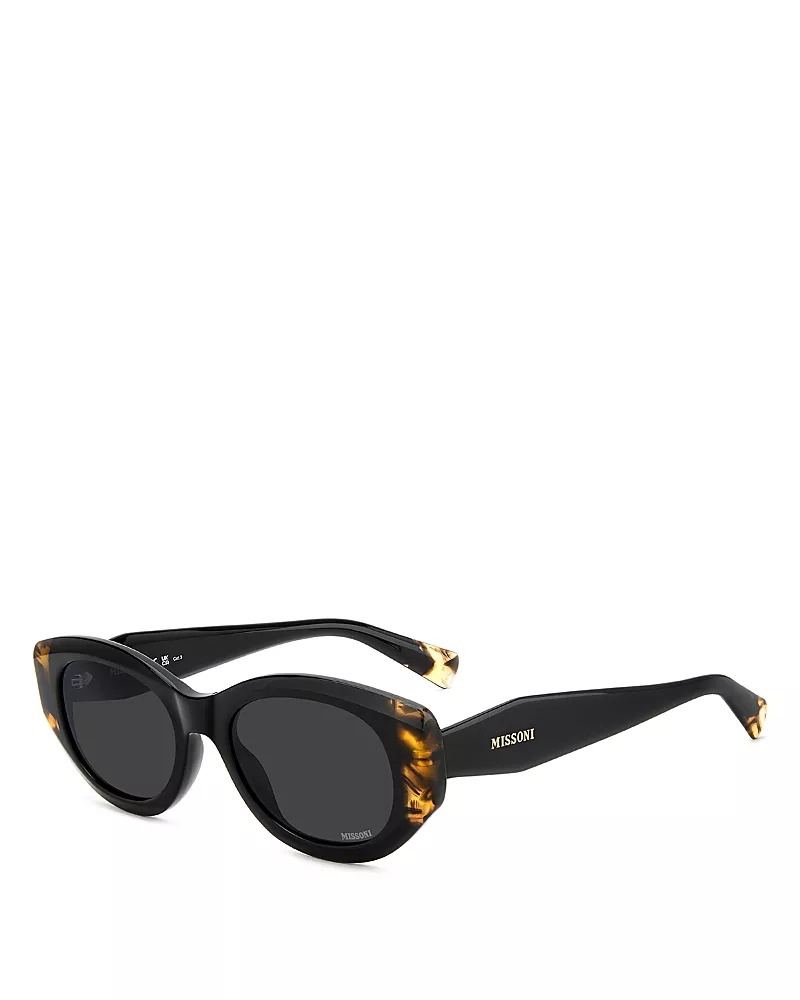 Missoni Oval Sunglasses, 52mm