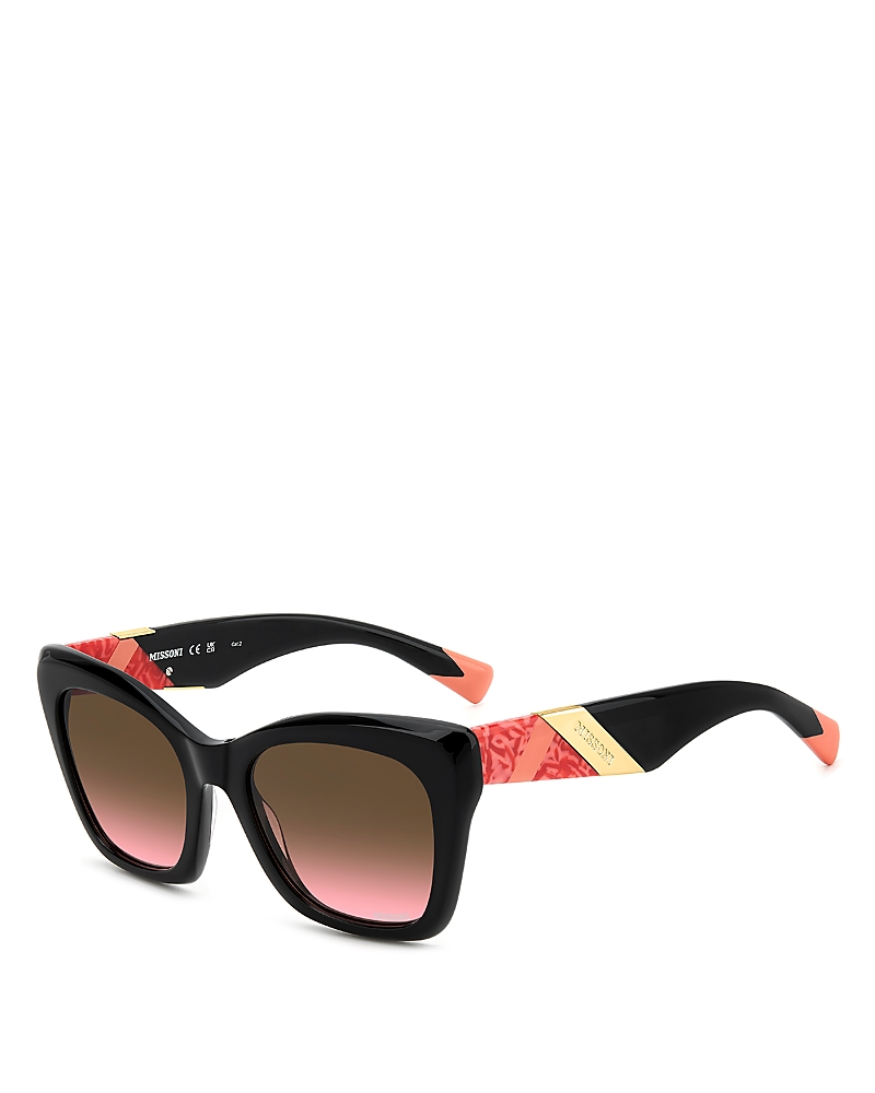 Missoni Rectangular Sunglasses, 53mm