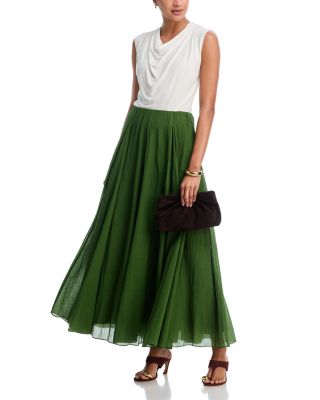 Crinkle Maxi Skirt