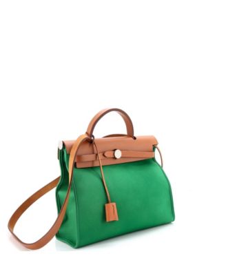 31 Herbag Zip Leather and Toile