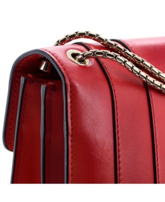  Medium Serpenti Forever Square Shoulder Bag Leather