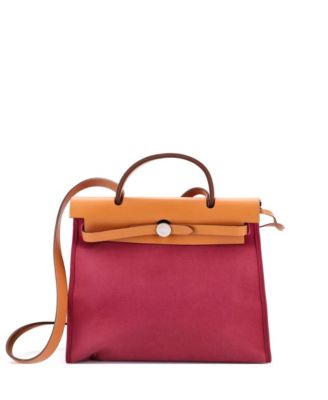 31 Herbag Zip Leather and Toile