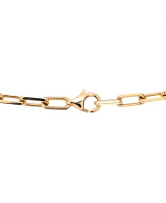  Small Santos de Cartier Chain Necklace 18K Gold, 22"