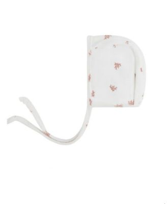 Unisex Velour Leaf Pattern Collection Footie + Bonnet - Baby