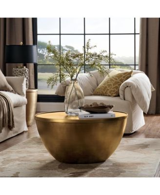  Viora 32 Inch Metal Storage Coffee Table