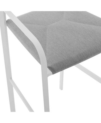  Raleigh Stackable Outdoor Patio Aluminum Bar Stool