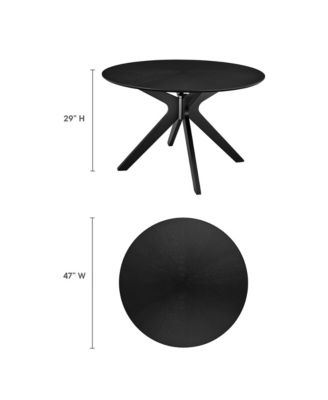  Crossroads Wood Dining Table