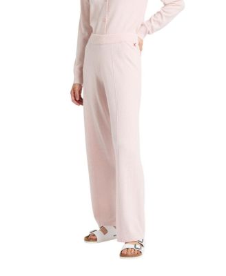  Women's Wool Cashmere Wide Leg Track Pants