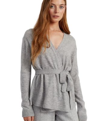  Women s Wool-Cashmere Light Wrap Cardigan