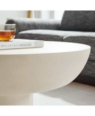  Caspian Round Concrete Coffee Table