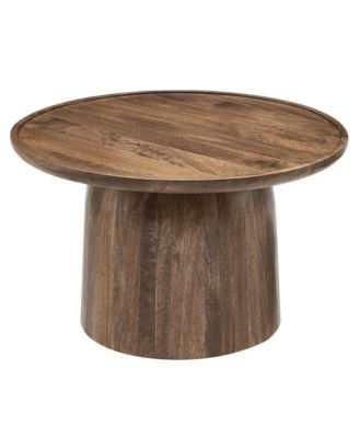 Holloway 30" Round Wood Coffee Table