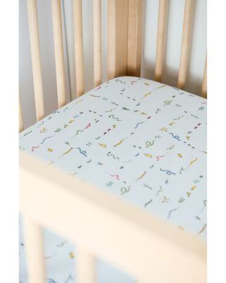 Unisex Printed Crib Sheet