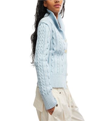 WTF Cable Collar Cardigan