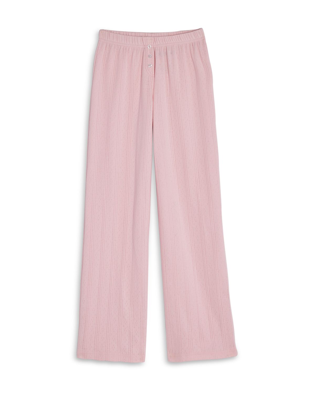 KatieJnyc Girls' Marina Pointelle Lounge Pants - Big Kid
