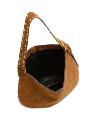 Naomie Suede Hobo Shoulder Bag