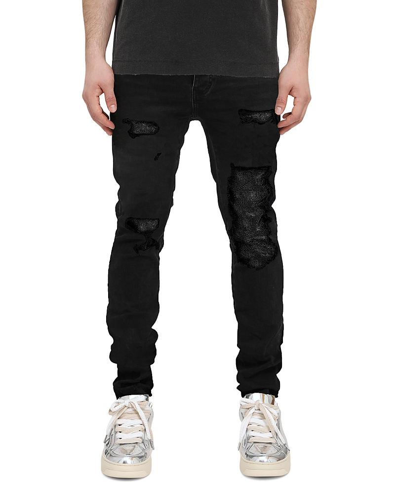 Purple Brand Skinny Repair Jeans in Black · 32x33