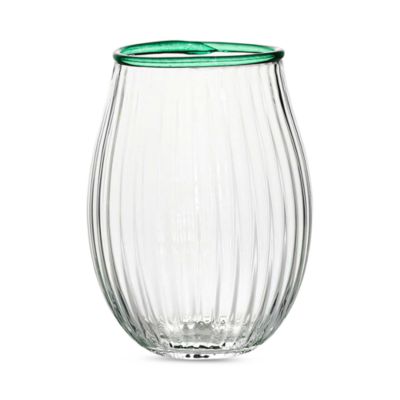 Nell Stemless Wine Glass - Watercress