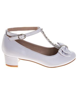 Girls' Sparkly Stones and Ribbon Dress Sandals - Toddler, Little Kid, Big Kid